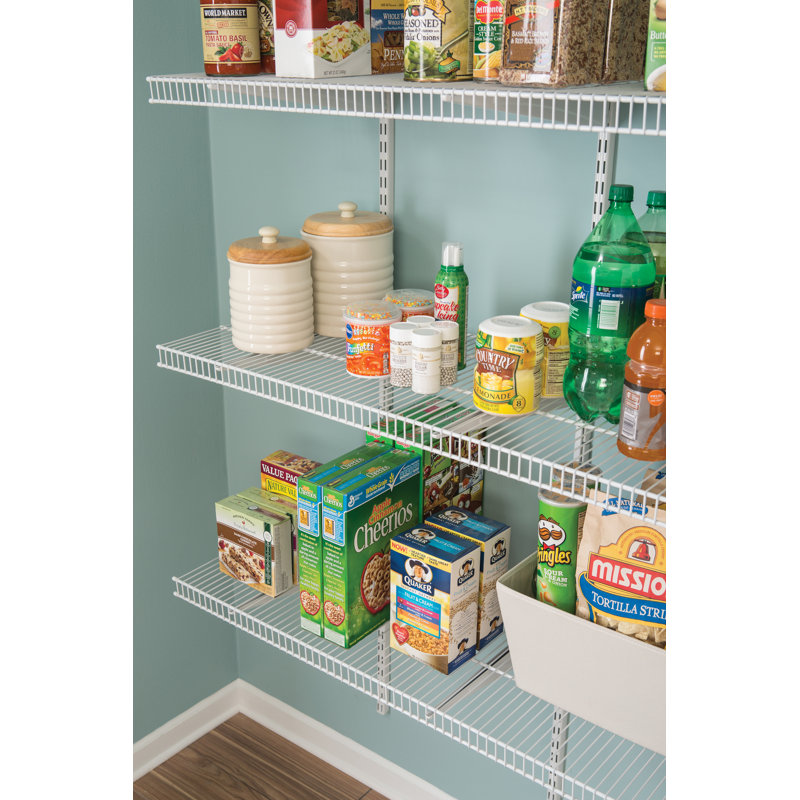ClosetMaid ShelfTrack 80" H x 48" W x 16.75" D Pantry Shelving Unit & Reviews Wayfair